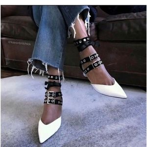 Robert Clergerie X Self-Portrait black